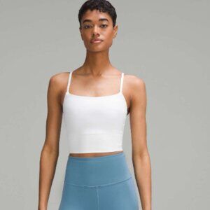 Lululemon Wonder Train Strappy Tank Top - White, Size 4